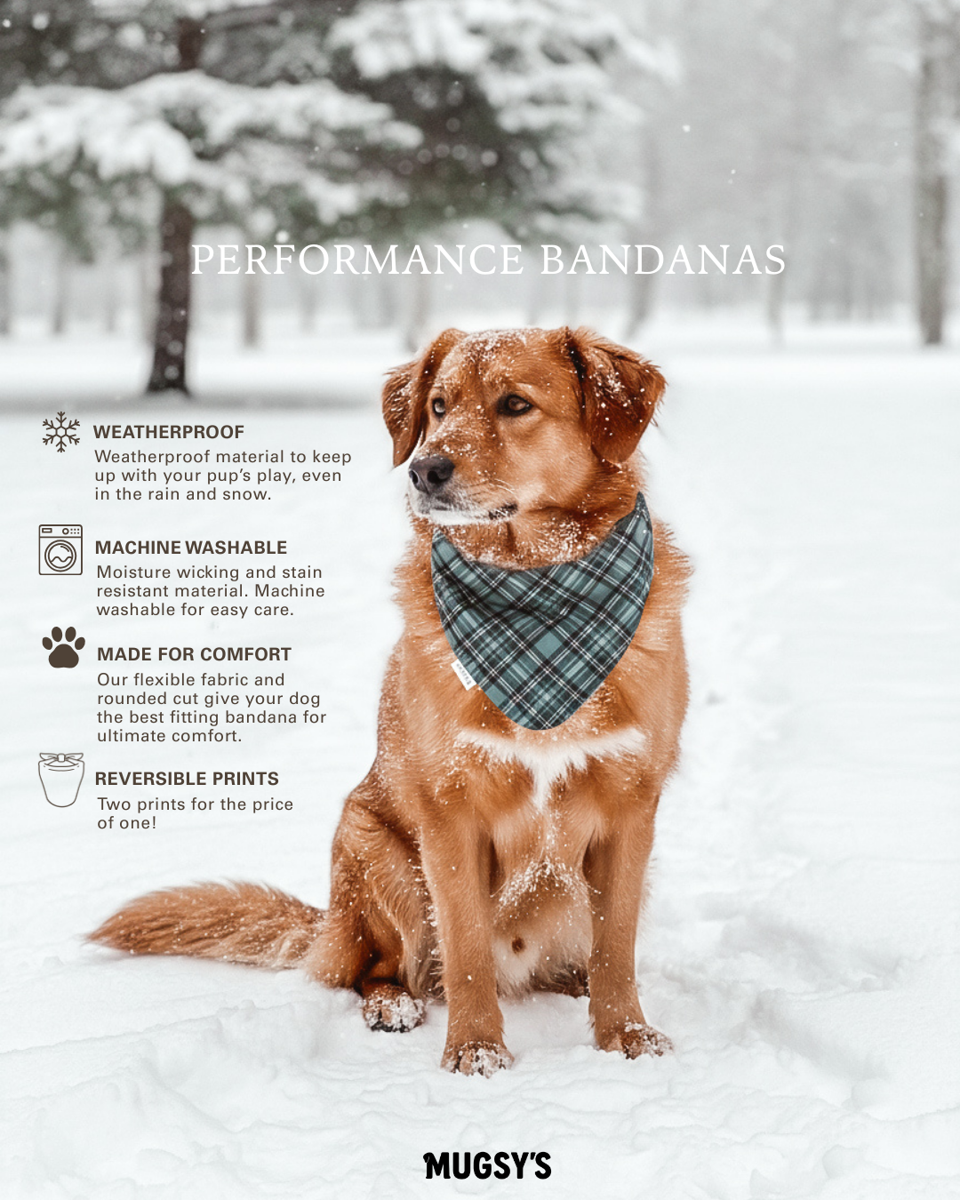 Tartan & Pine - Performance Dog Bandana