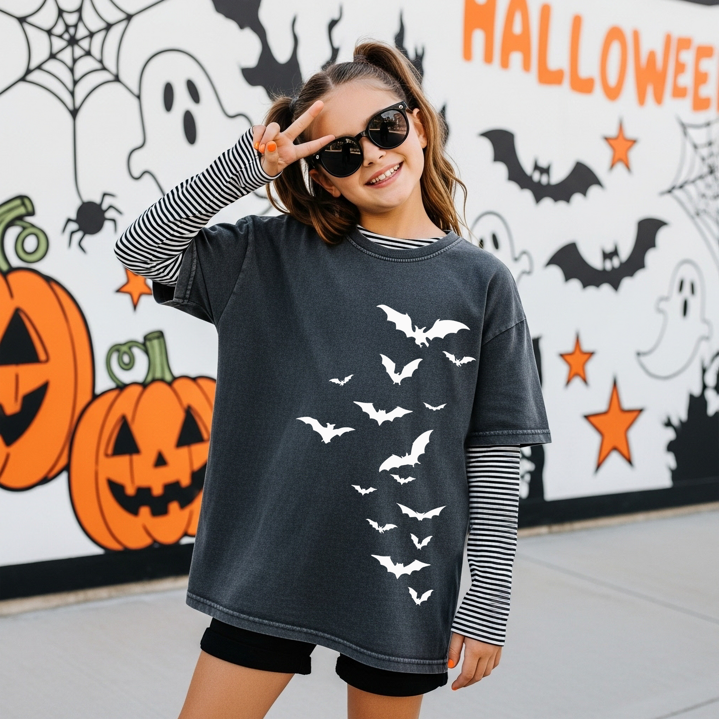 Flying Bats Tee | Minis