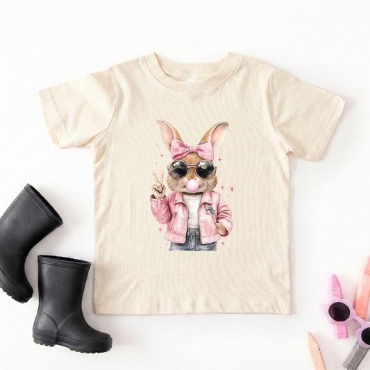 Pink Bunny Tee | Minis