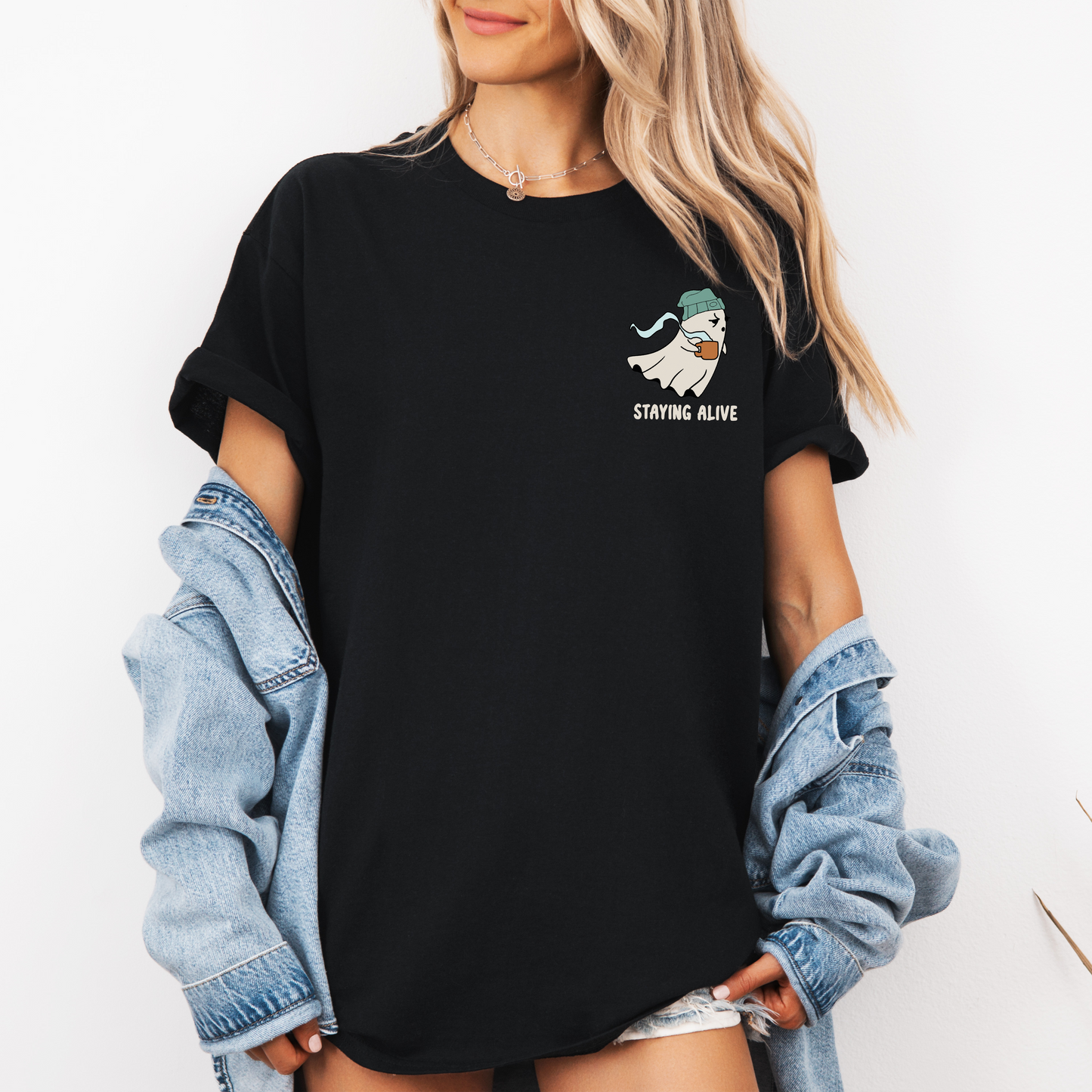 Staying Alive Ghost Tee