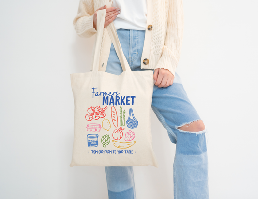 Farmers Market Tote Bag