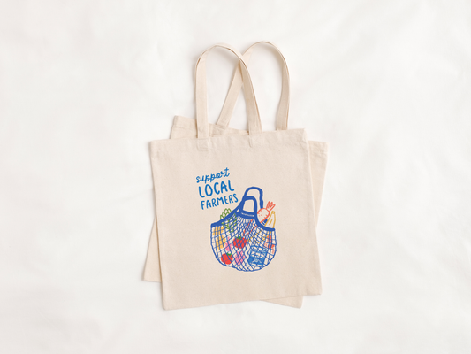 Support Local Farmers Tote Bag