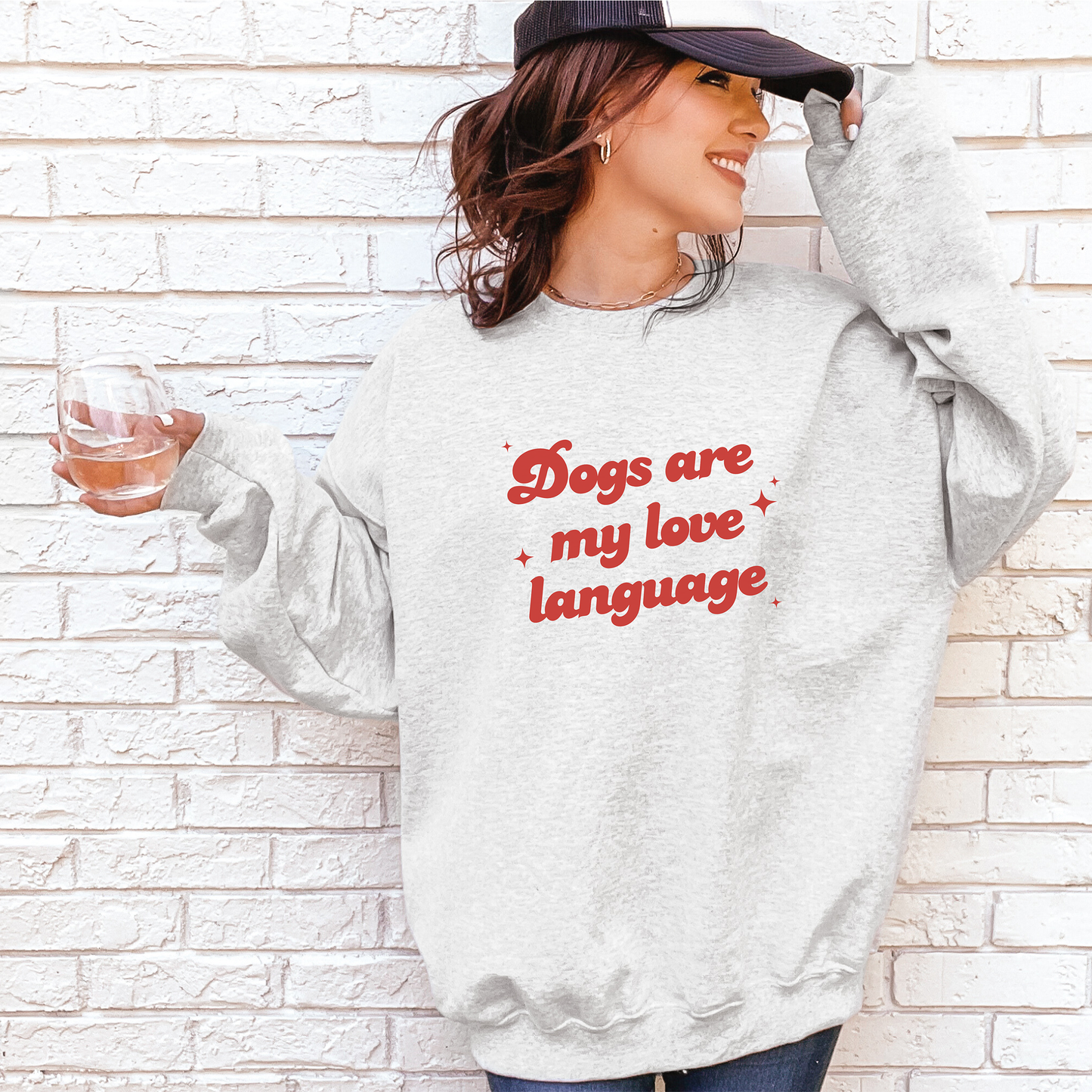 Dogs Are My love Language Sweatshirts