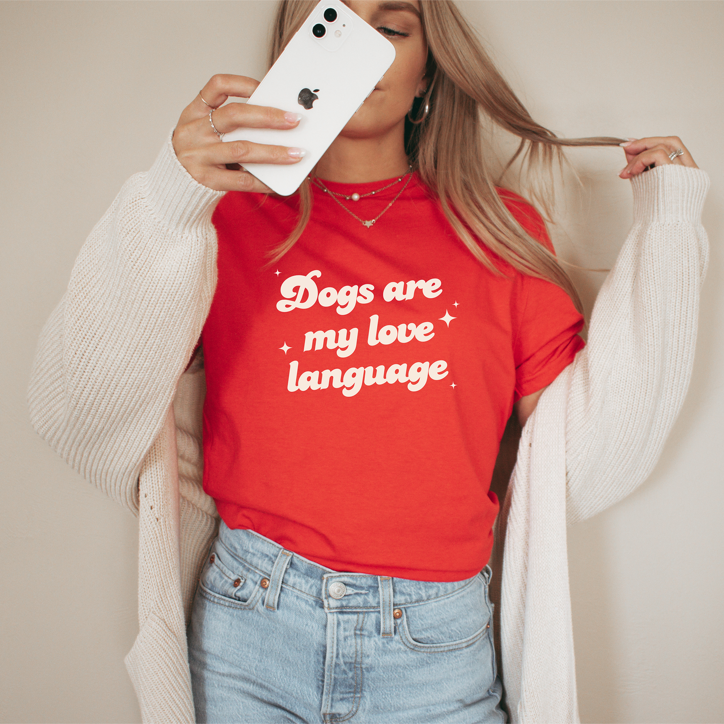Dogs Are My love Language Tee