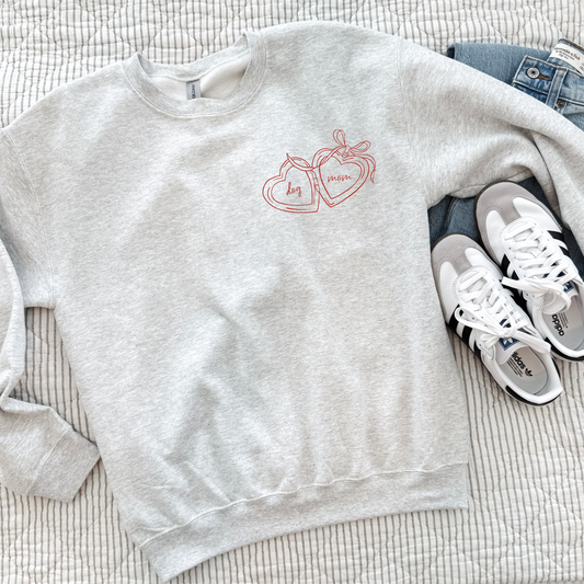 Dog Mom Locket Sweatshirts