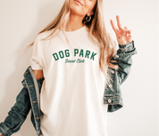 Dog Park Social Club Tee: Green Print