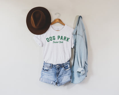 Dog Park Social Club Tee: Green Print