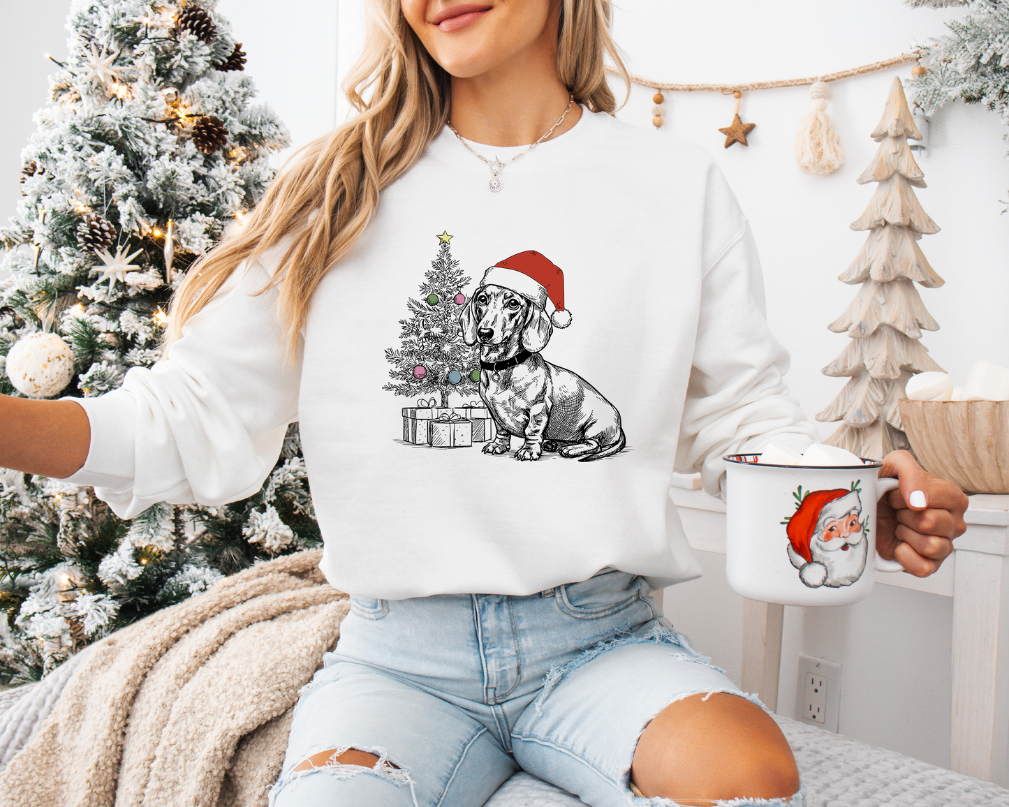 Christmas Pup Sweatshirts