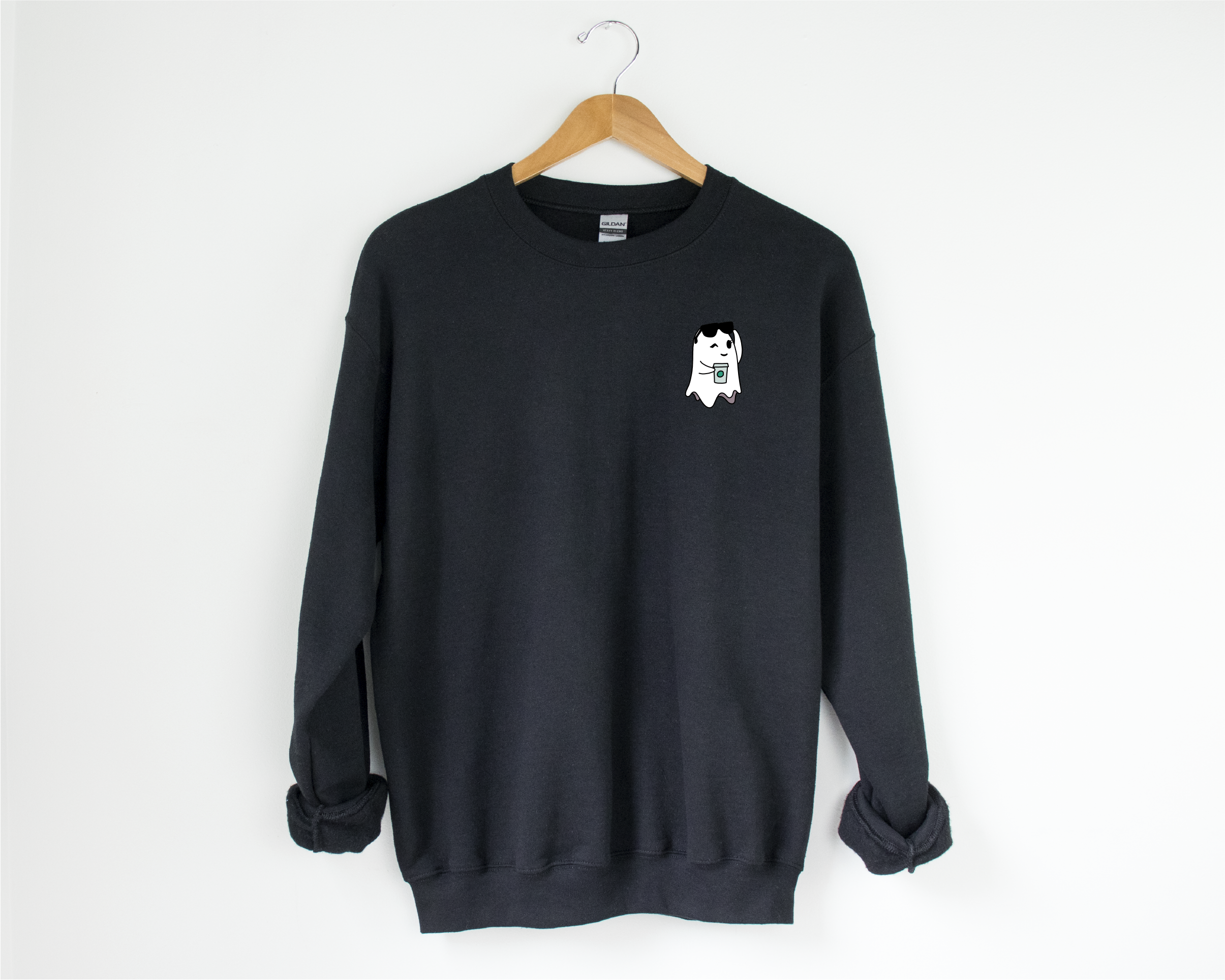 Hot Coffee Ghost Sweatshirt