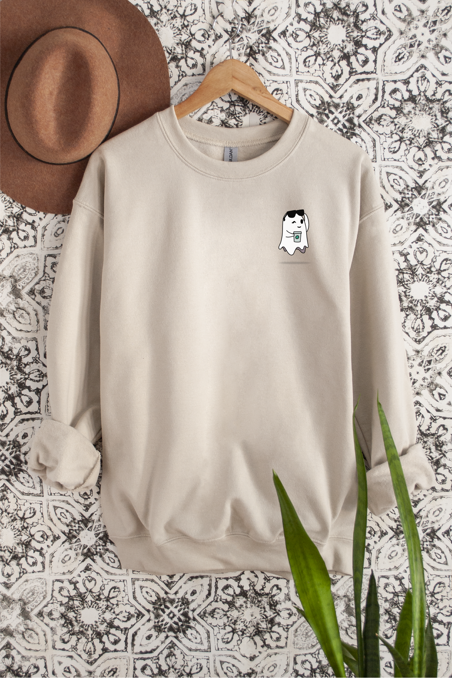 Hot Coffee Ghost Sweatshirt
