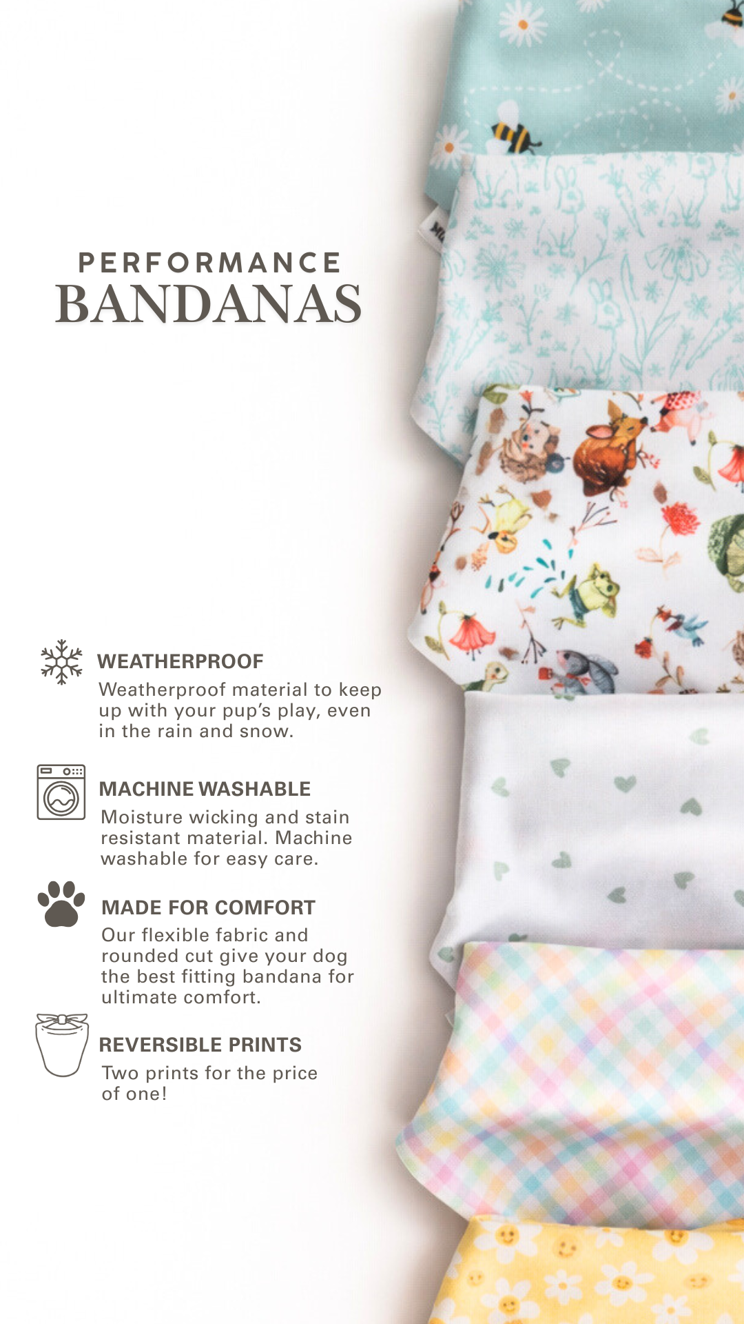 Spring Smiles - Performance Dog Bandana