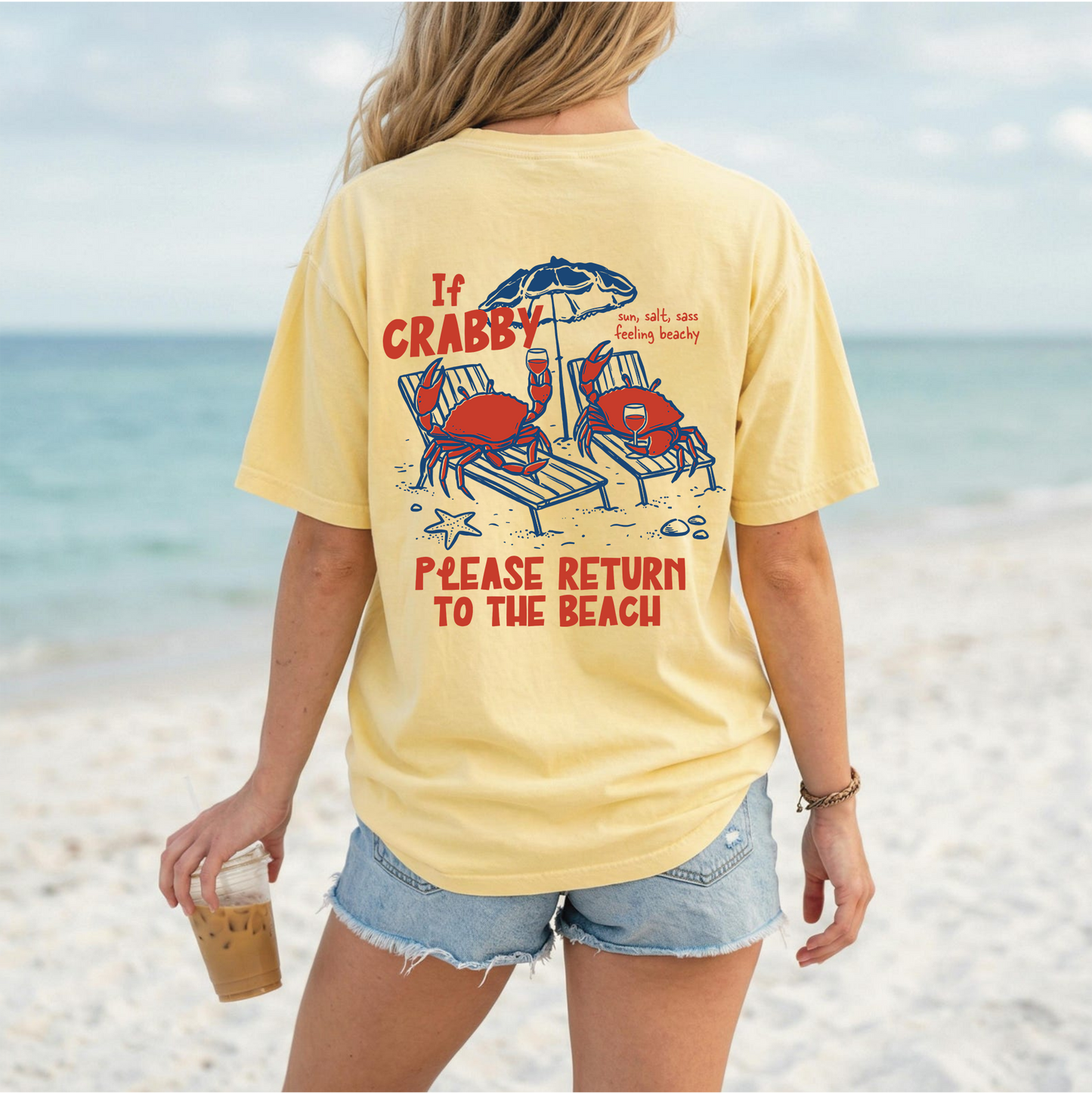 Crabby Beach Tee