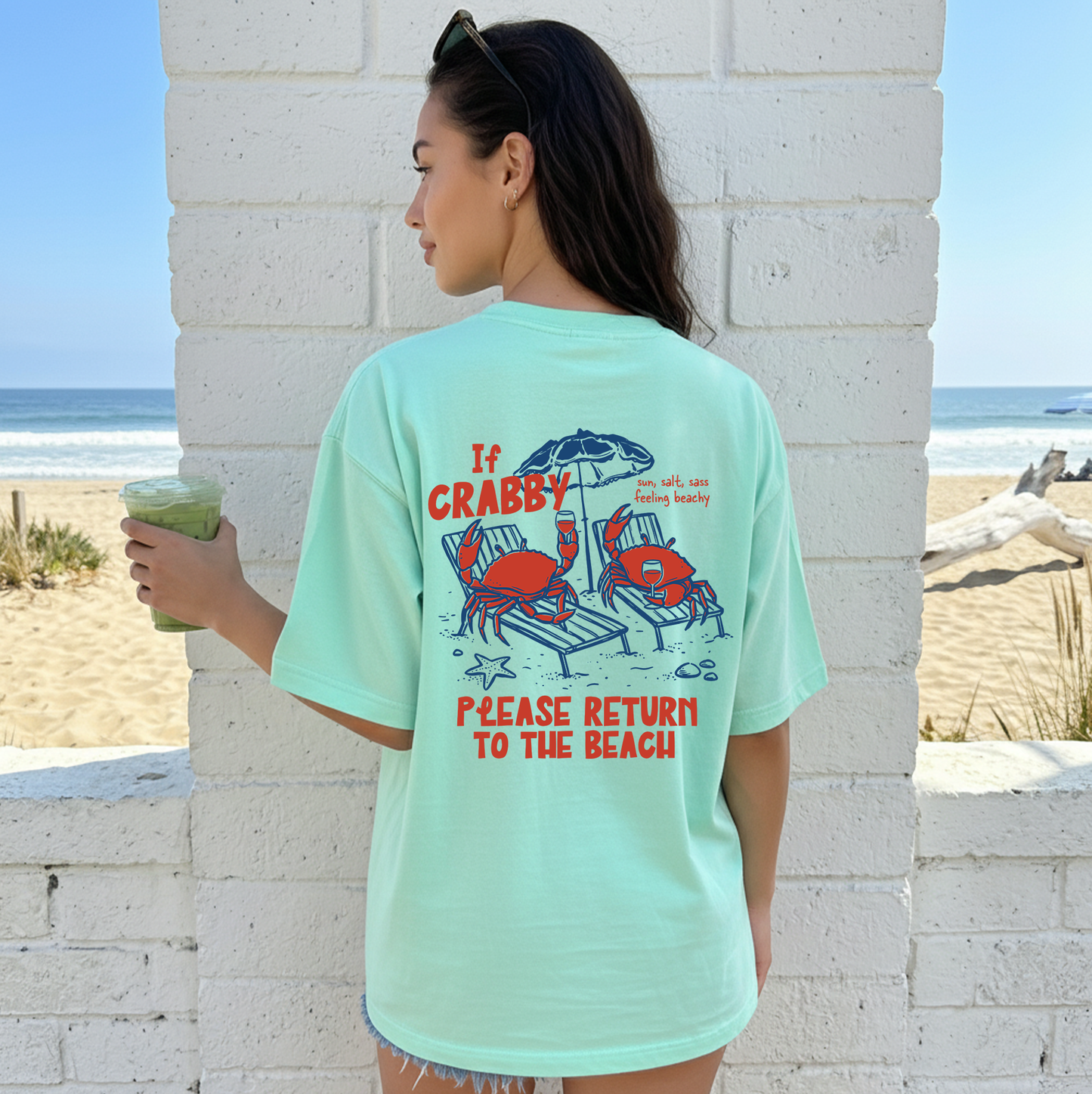 Crabby Beach Tee