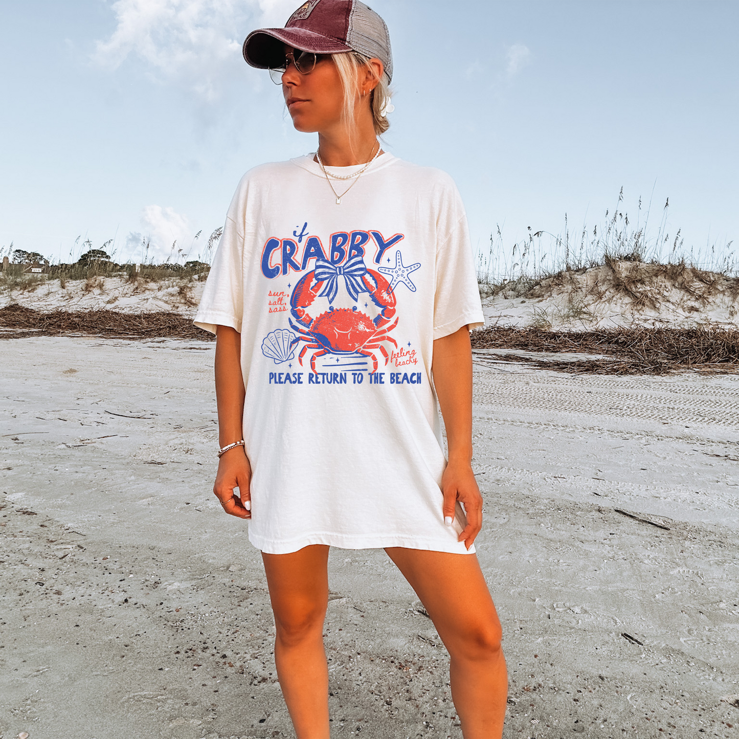 If Crabby Beach Tee