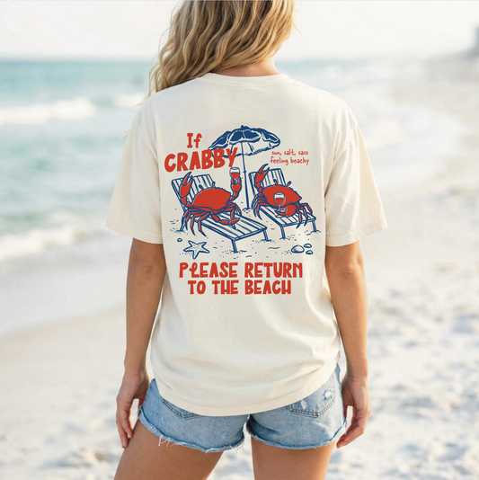 Crabby Beach Tee