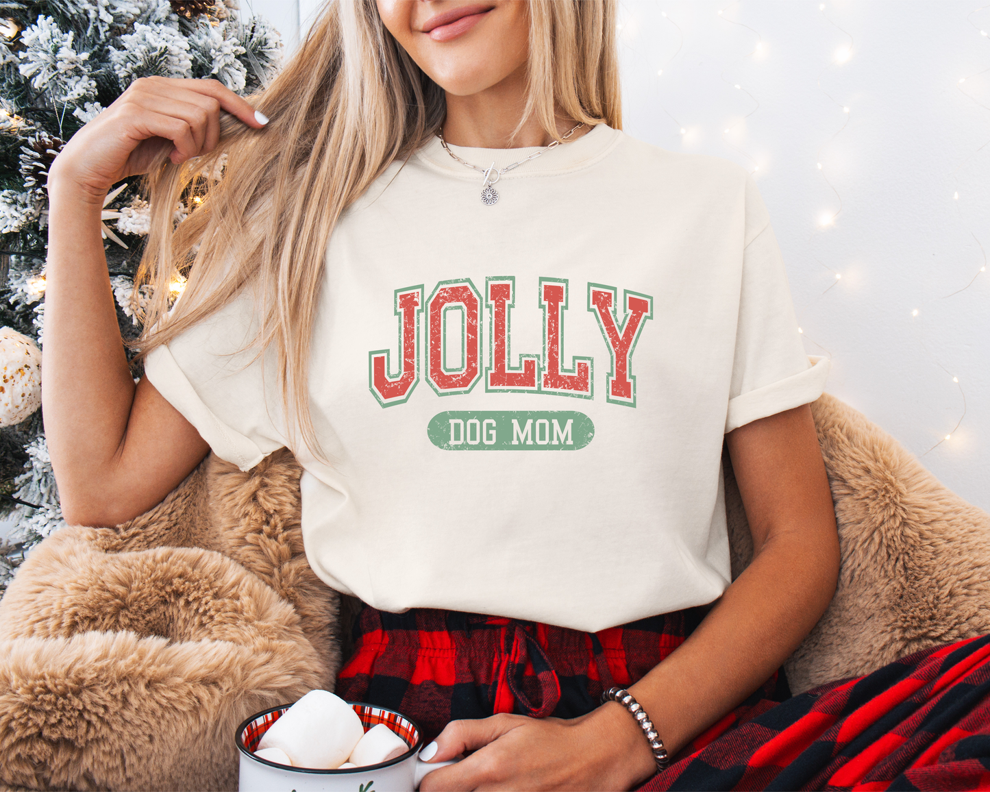 Jolly Dog Mom Tee