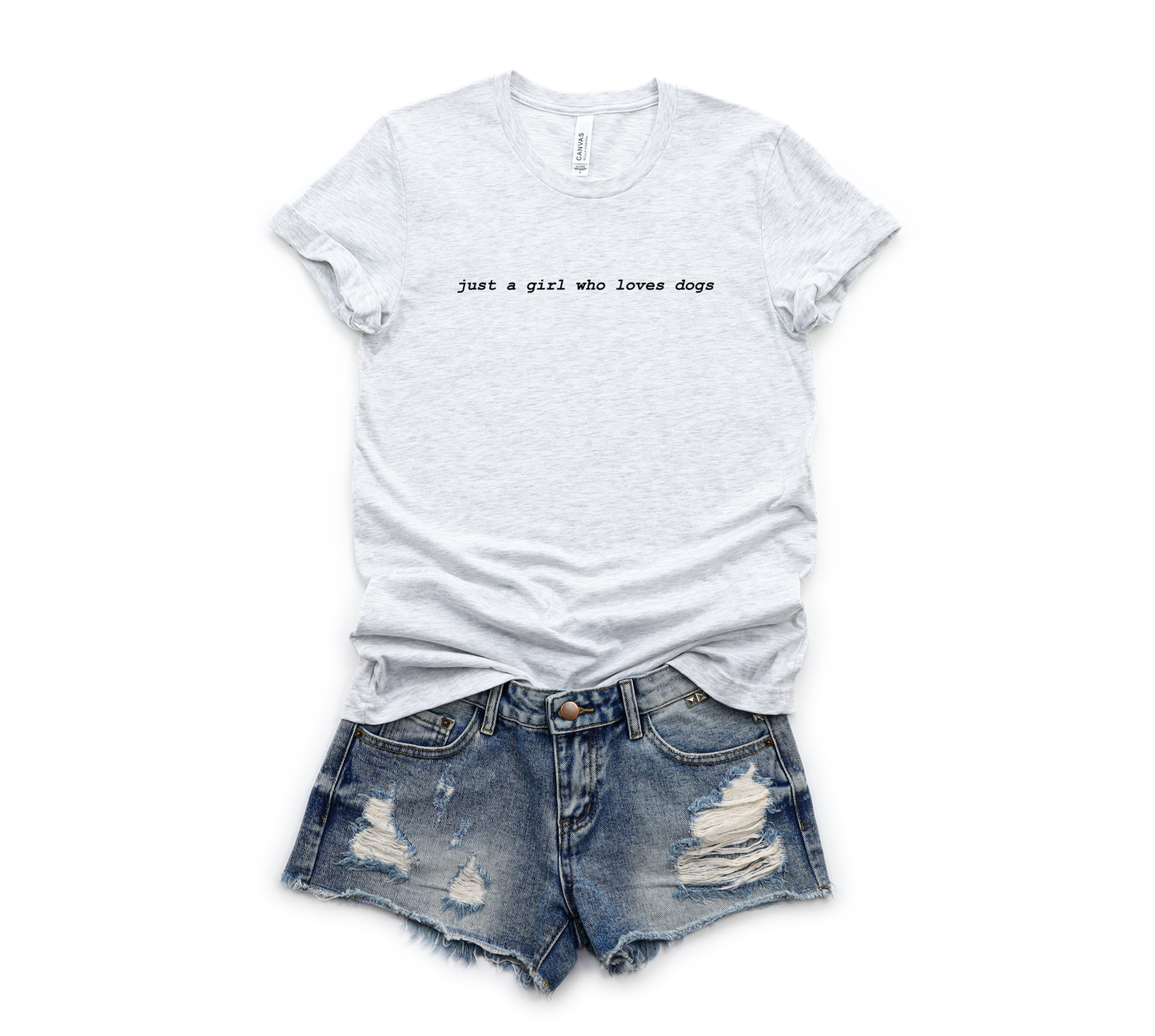 Just a Girl Who Loves Dogs Tee