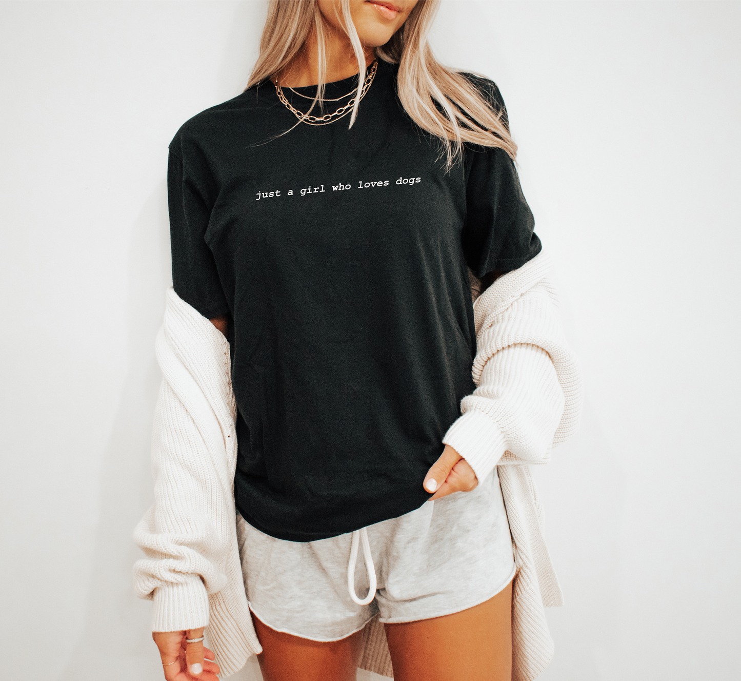 Just a Girl Who Loves Dogs Tee