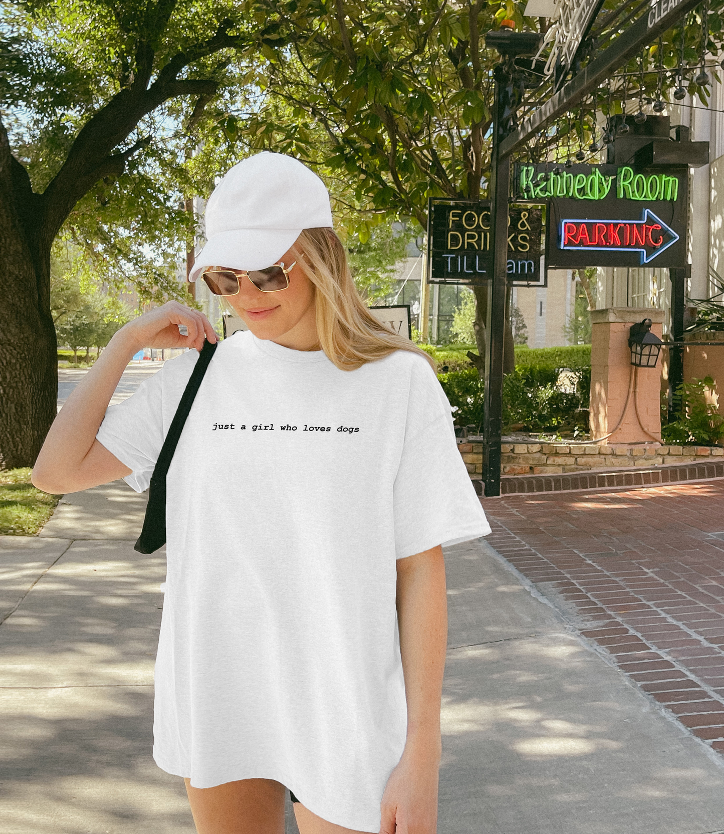 Just a Girl Who Loves Dogs Tee