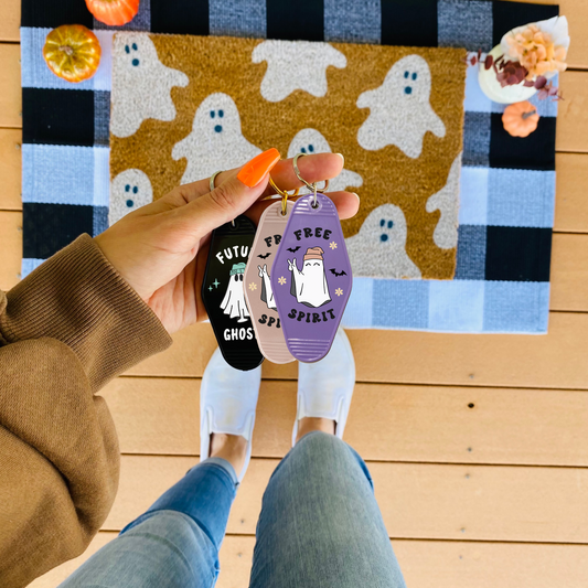 Ghost Motel Keychains