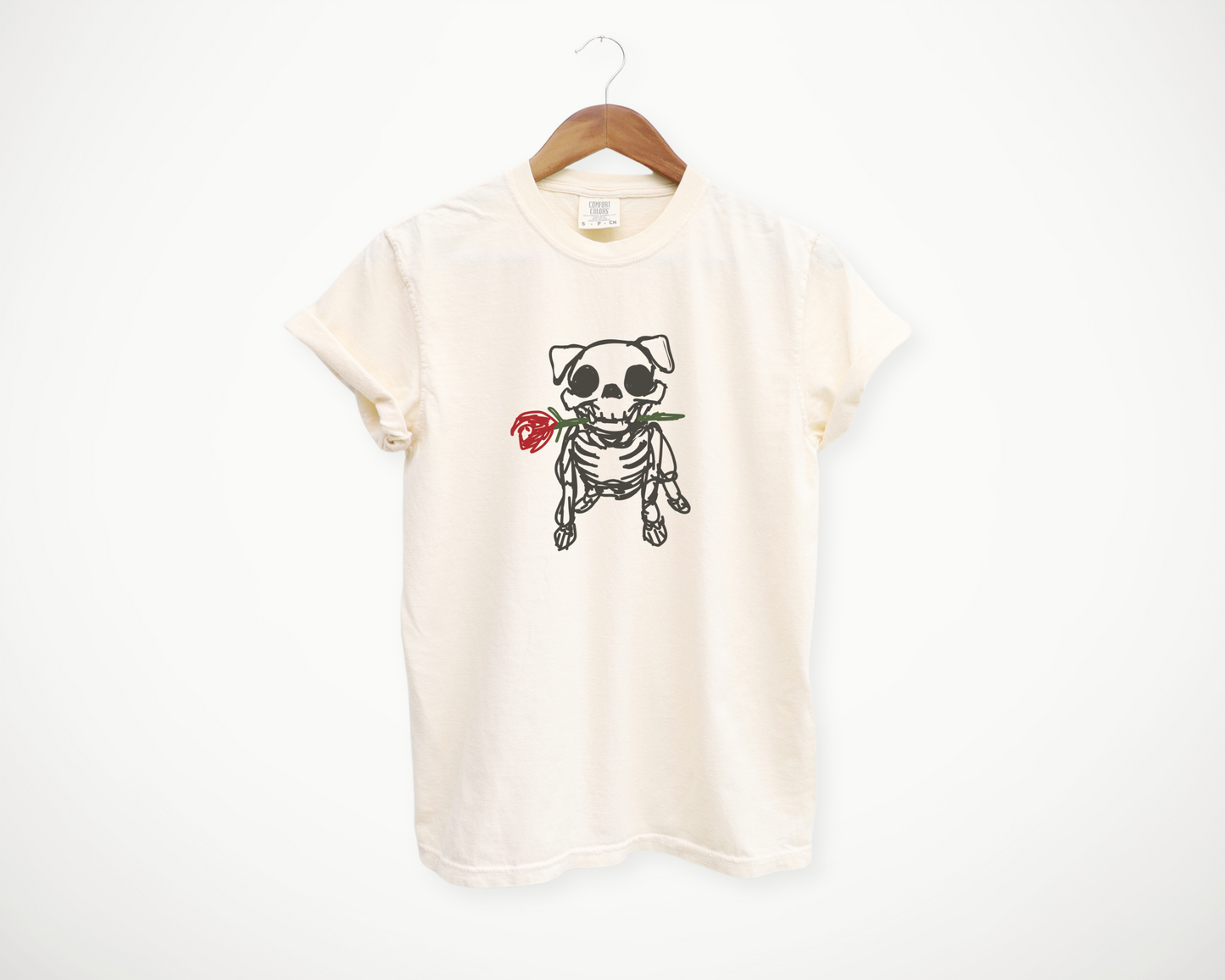 Skelly Bulldog Rose Tee