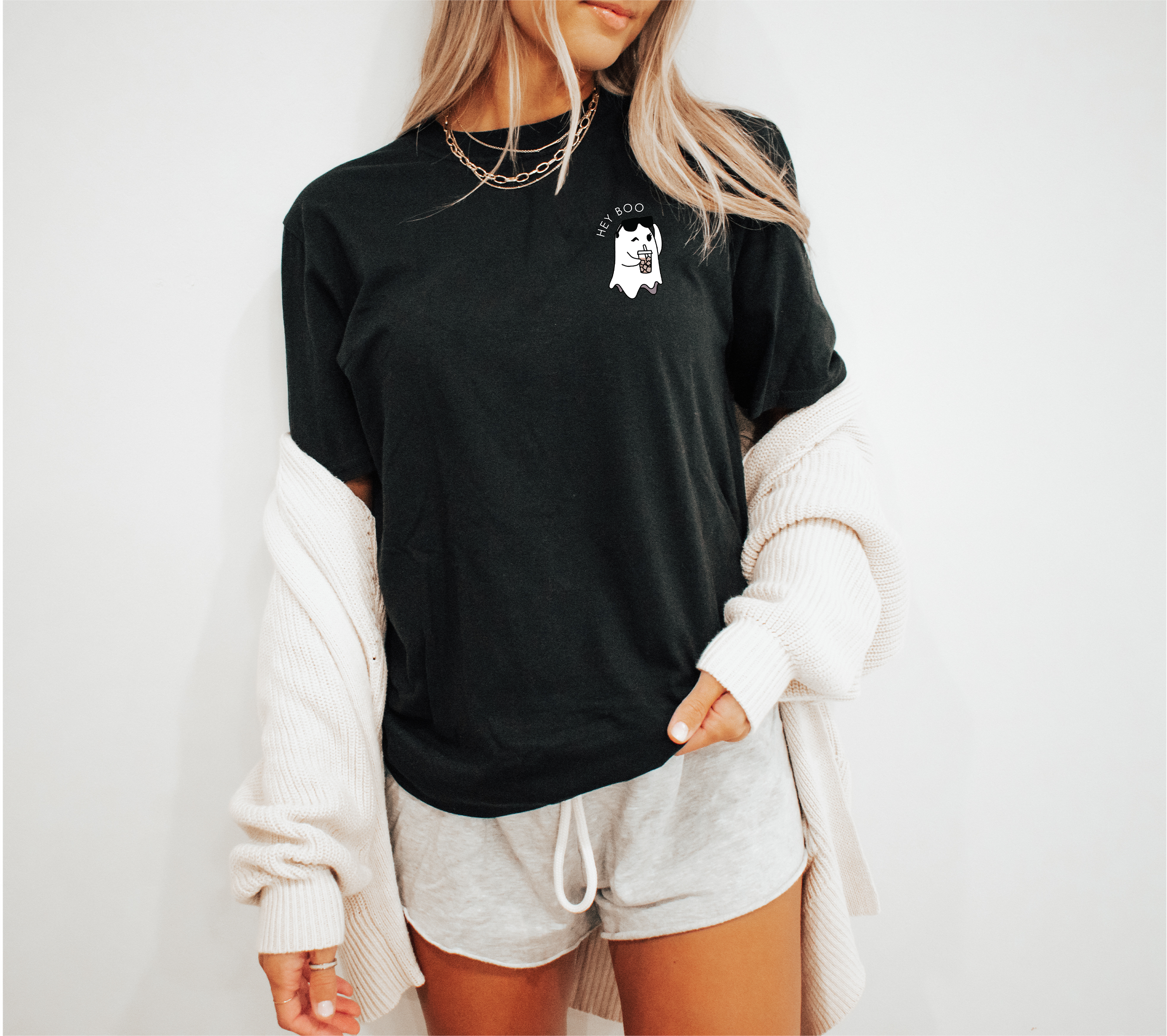 Iced Coffee Ghost Tee