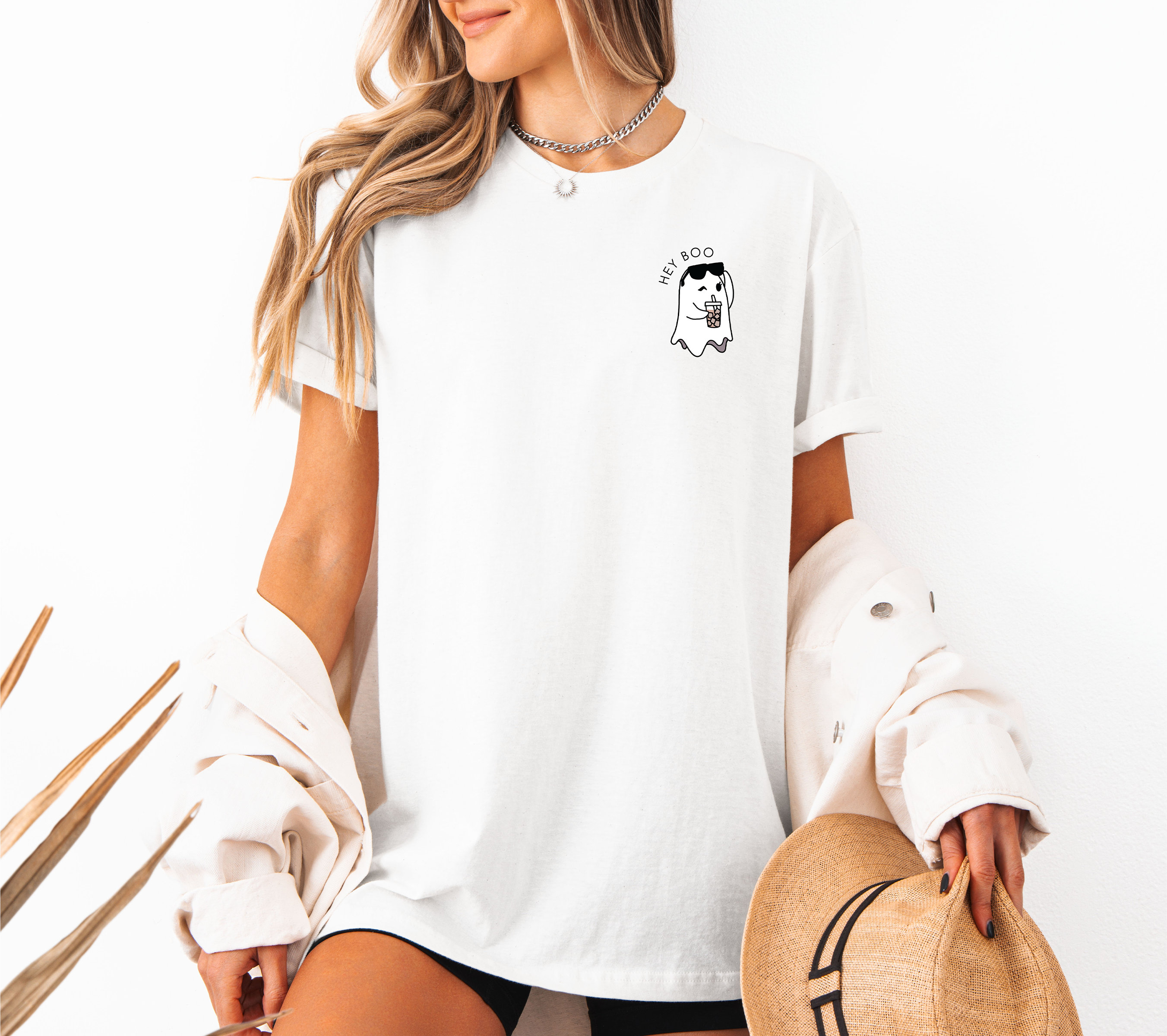 Iced Coffee Ghost Tee