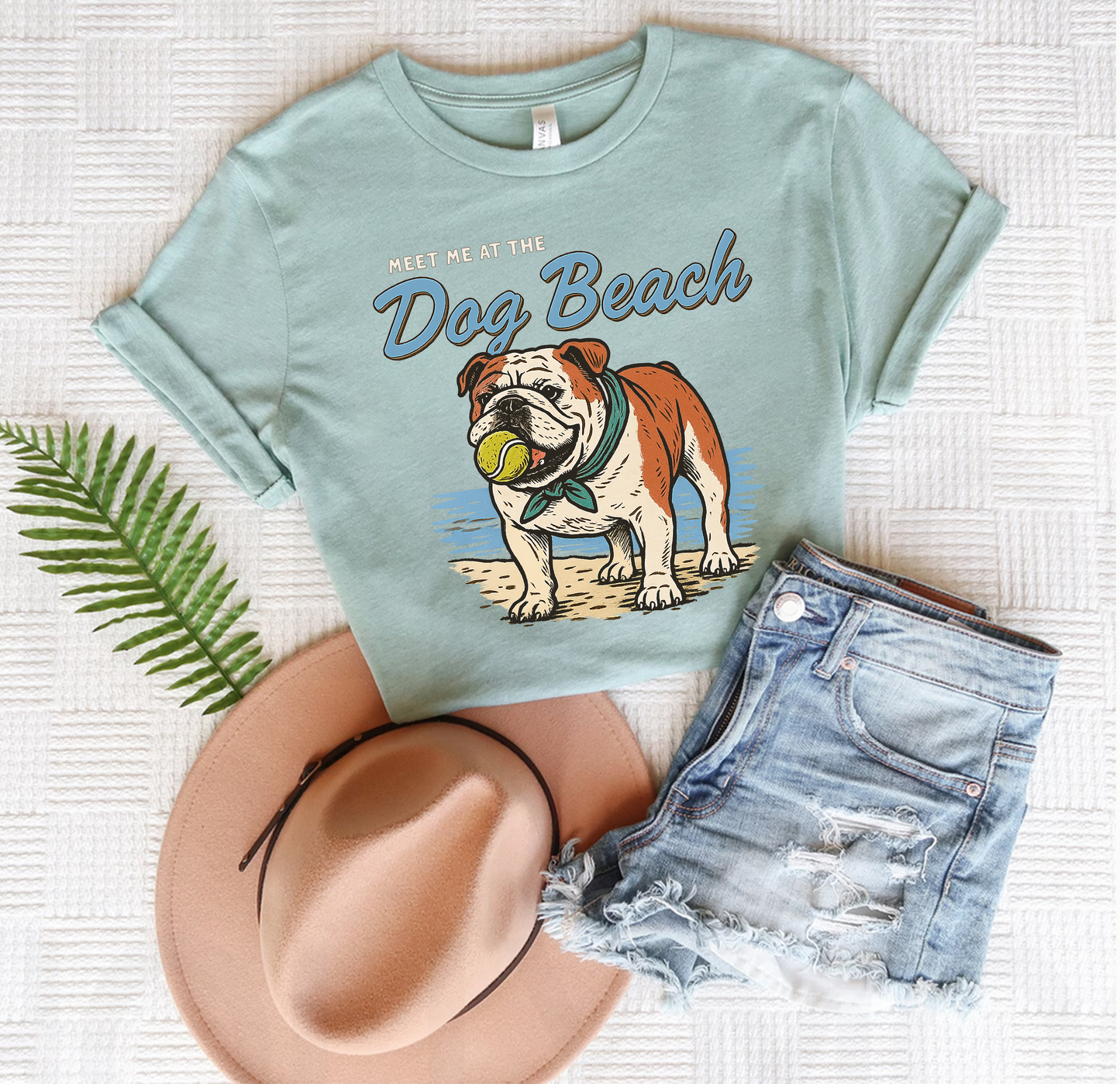 Dog Beach Bulldog Tee