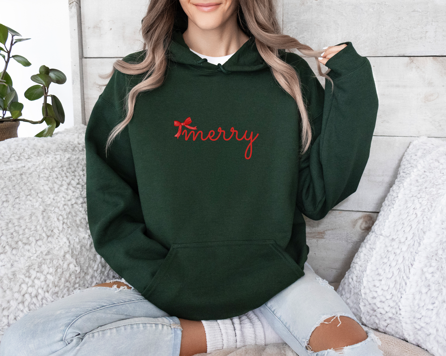 Merry Bow Sweatshirts