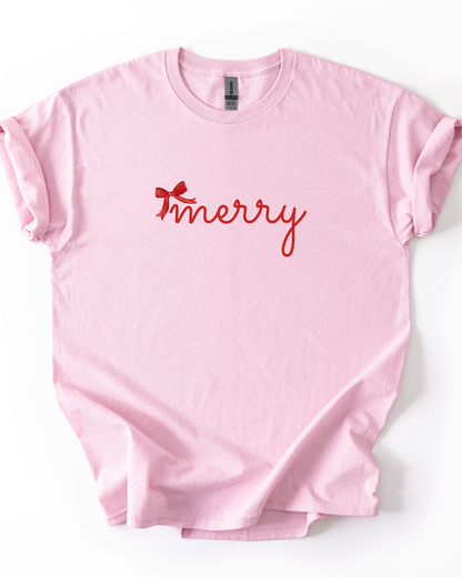 Merry Bow Tee