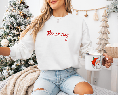 Merry Bow Sweatshirts