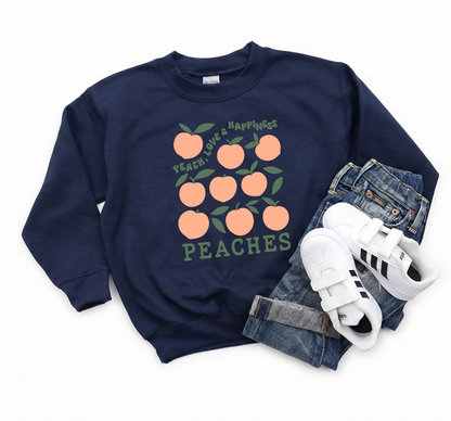 Peach Love Sweatshirt | Minis