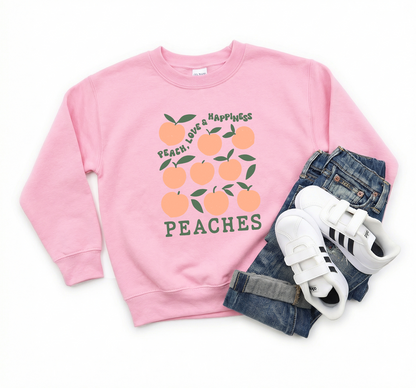 Peach Love Sweatshirt | Minis