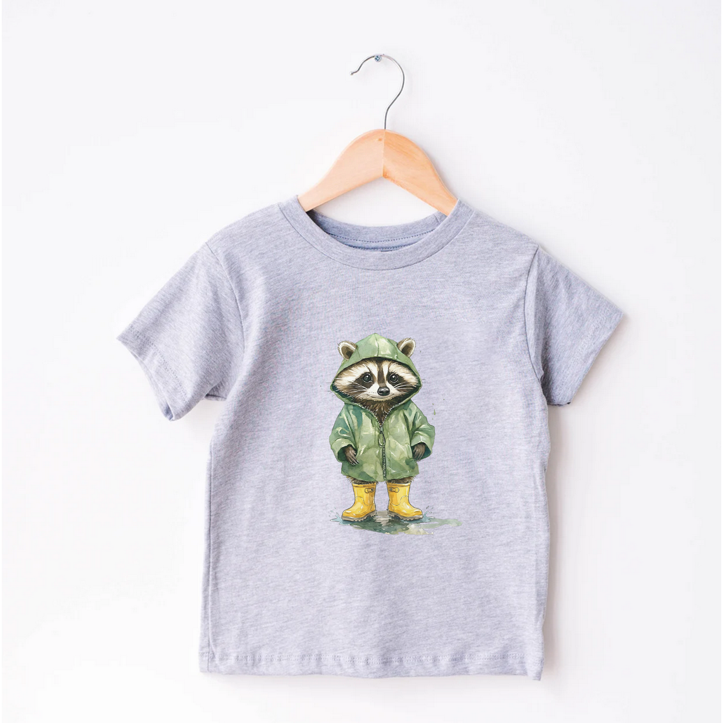 Rainy Day Raccoon Tee | Minis