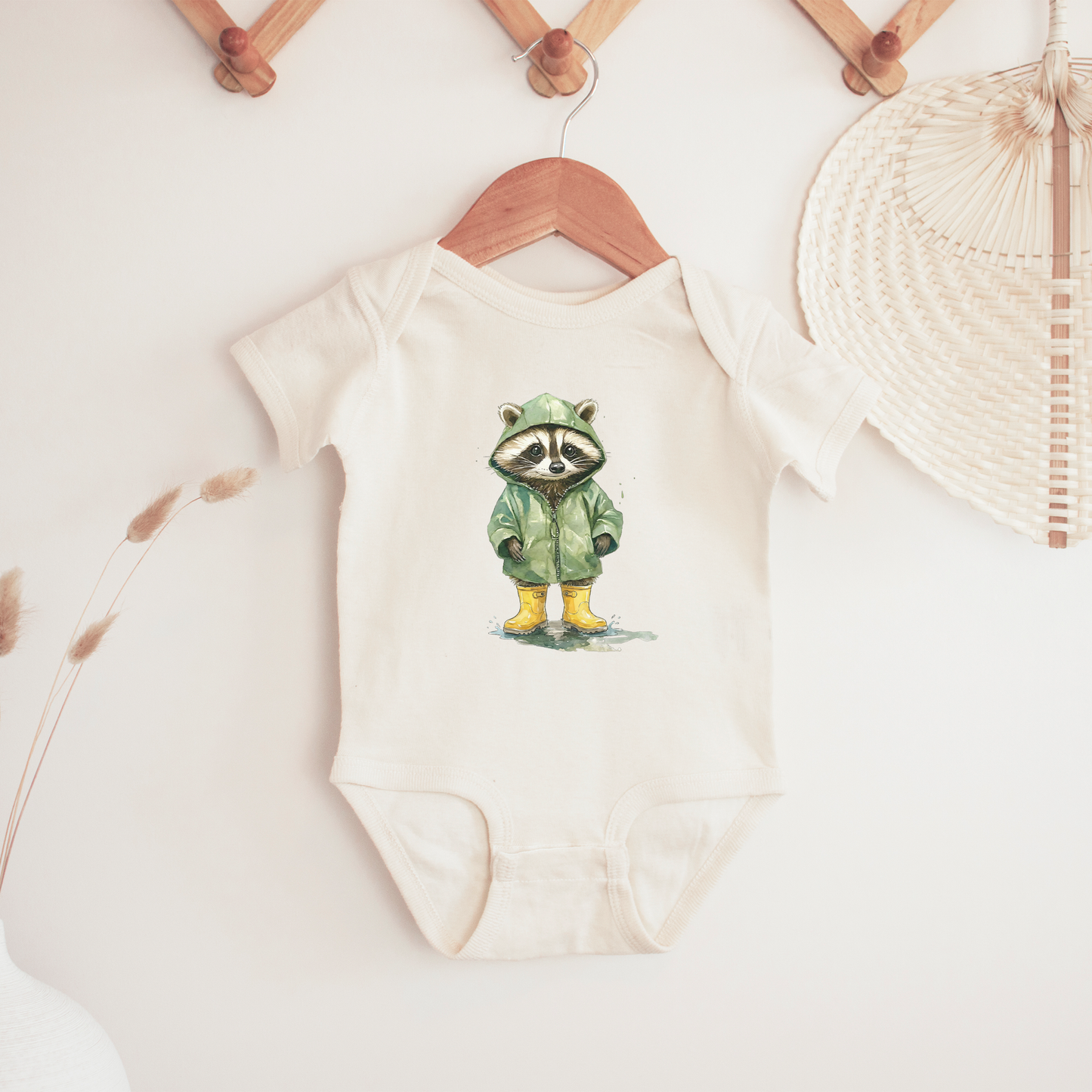 Rainy Day Raccoon Tee | Minis