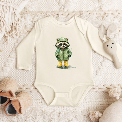 Rainy Day Raccoon Tee | Minis