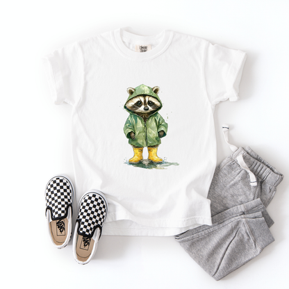 Rainy Day Raccoon Tee | Minis