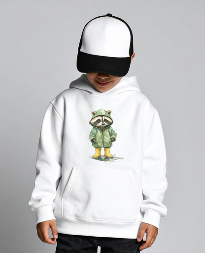 Rainy Day Raccoon Sweatshirt | Minis