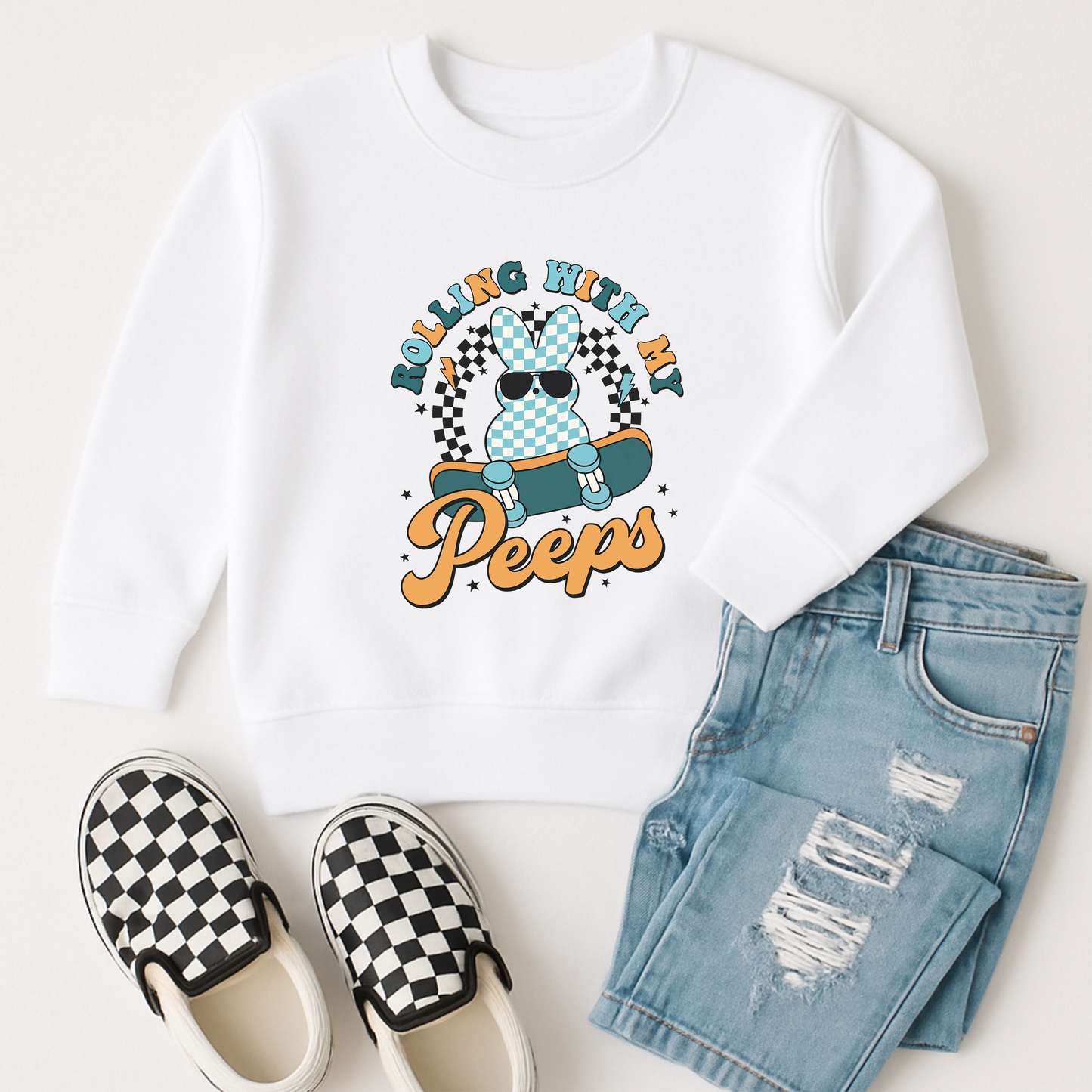 Rolling With My Peeps Sweatshirt | Minis