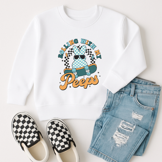 Rolling With My Peeps Sweatshirt | Minis