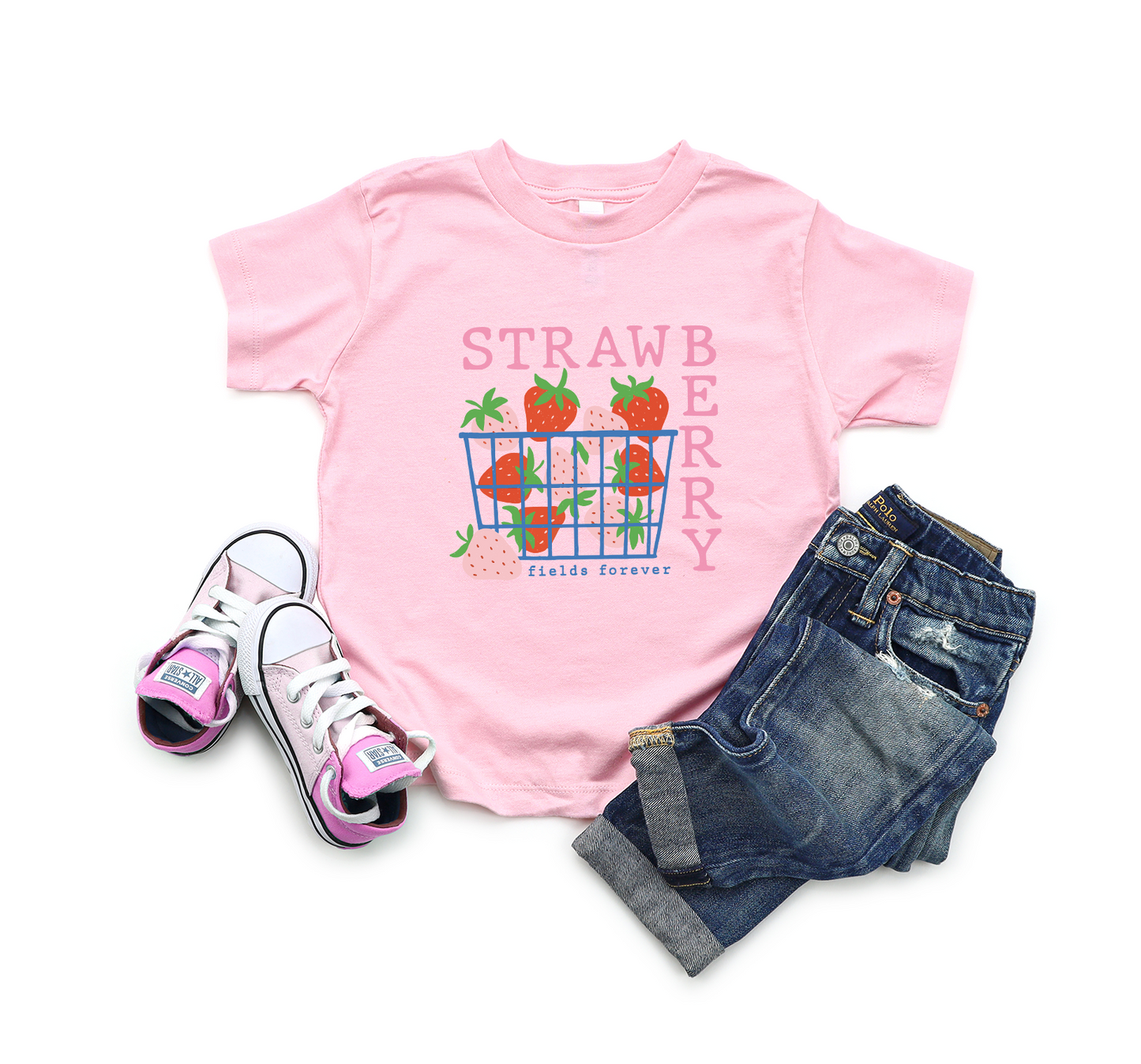 Strawberry Fields Tee | Minis