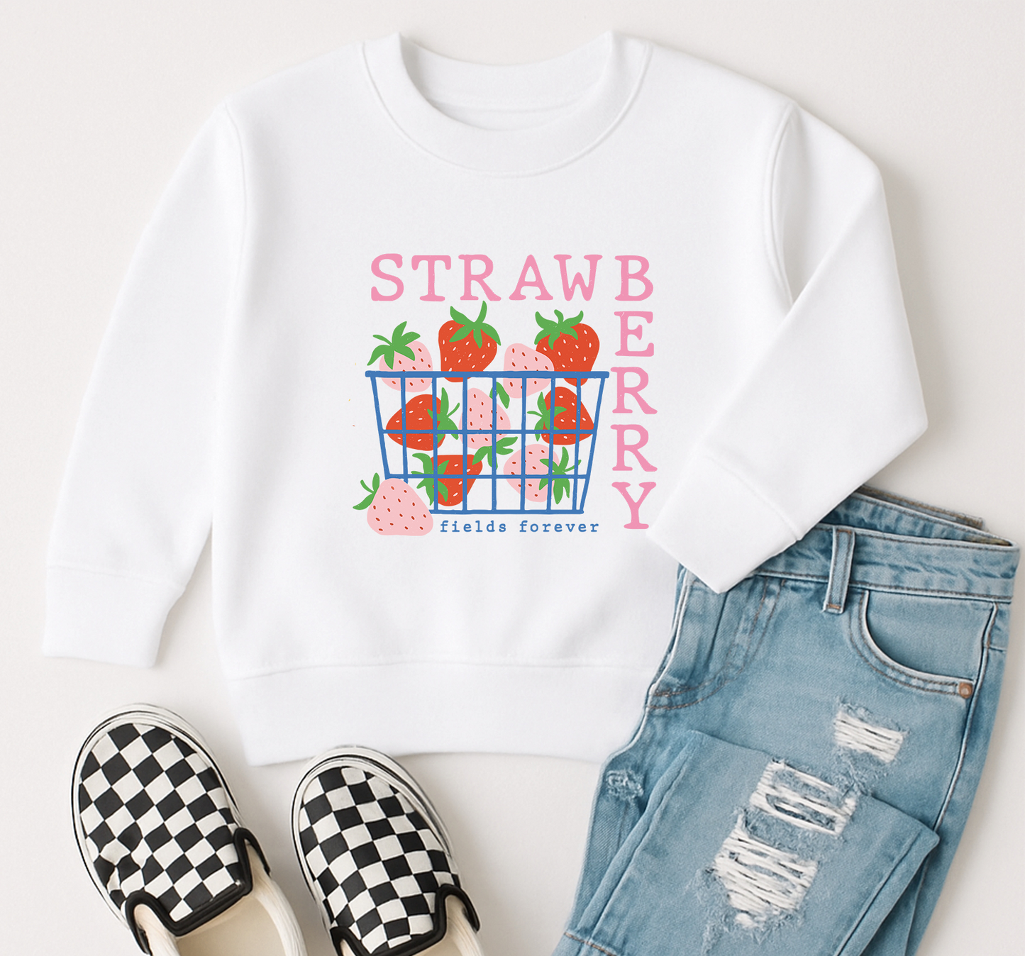 Strawberry Fields Sweatshirt | Minis
