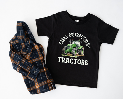 Distracted By Tractors Tee | Minis