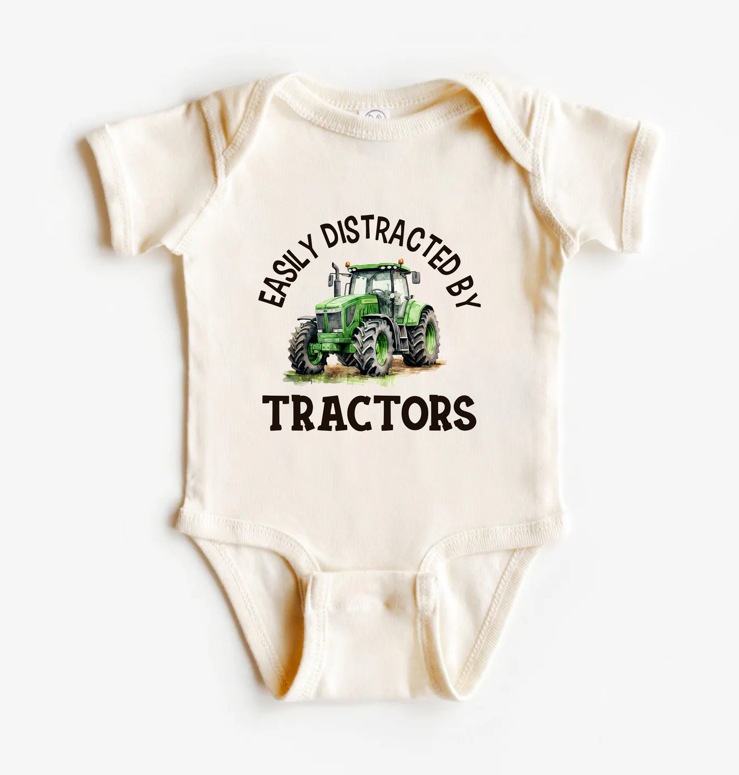 Distracted By Tractors Tee | Minis