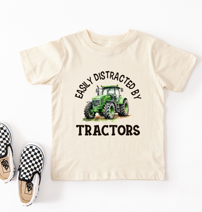 Distracted By Tractors Tee | Minis