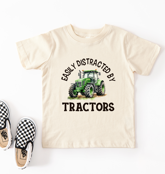 Distracted By Tractors Tee | Minis