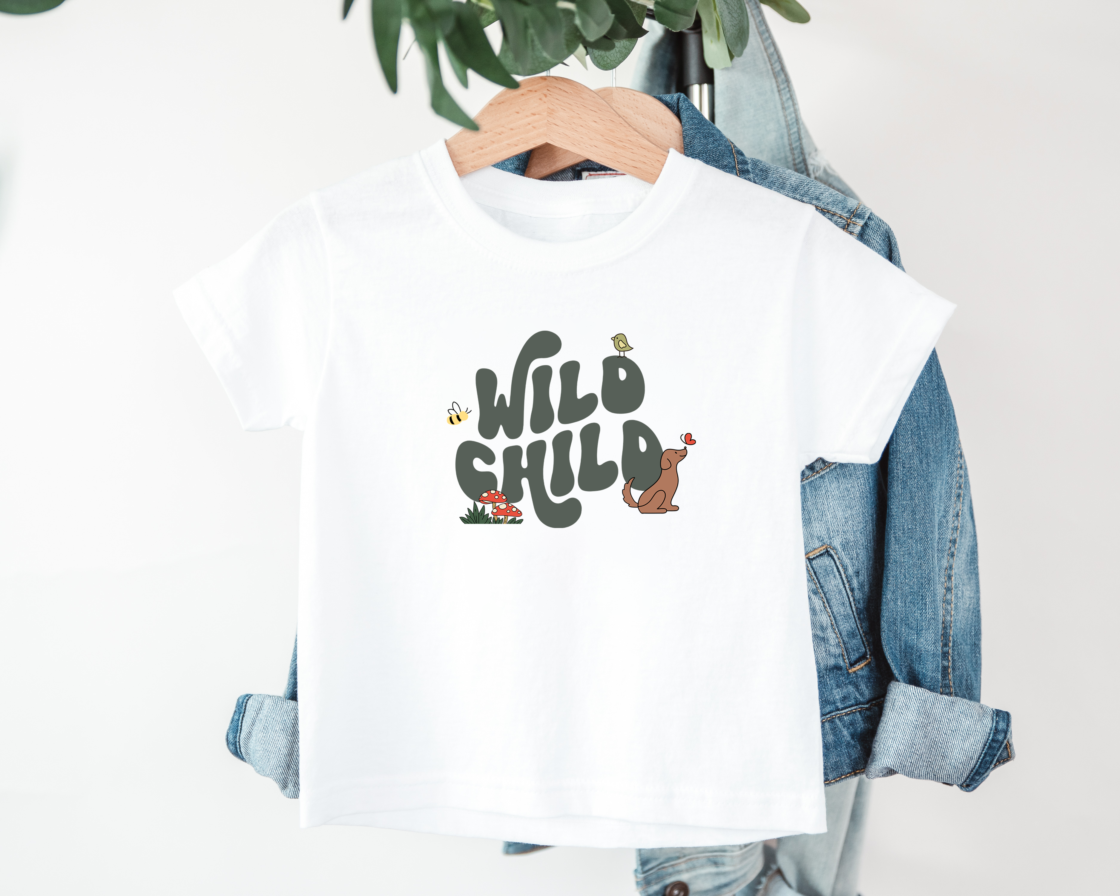 Wild Child Youth Tee - White