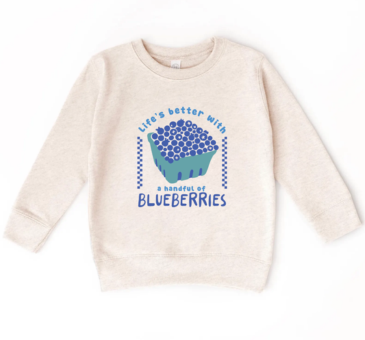 Blueberries Sweatshirt | Minis