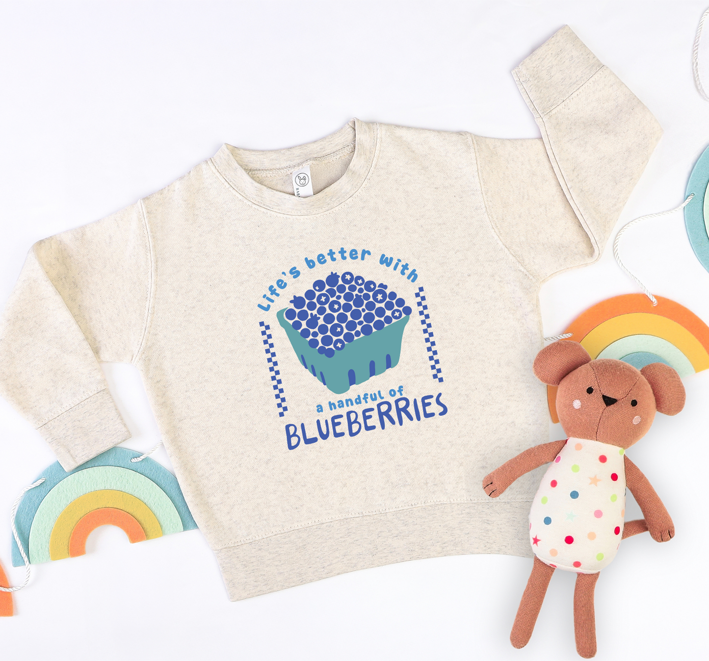 Blueberries Sweatshirt | Minis