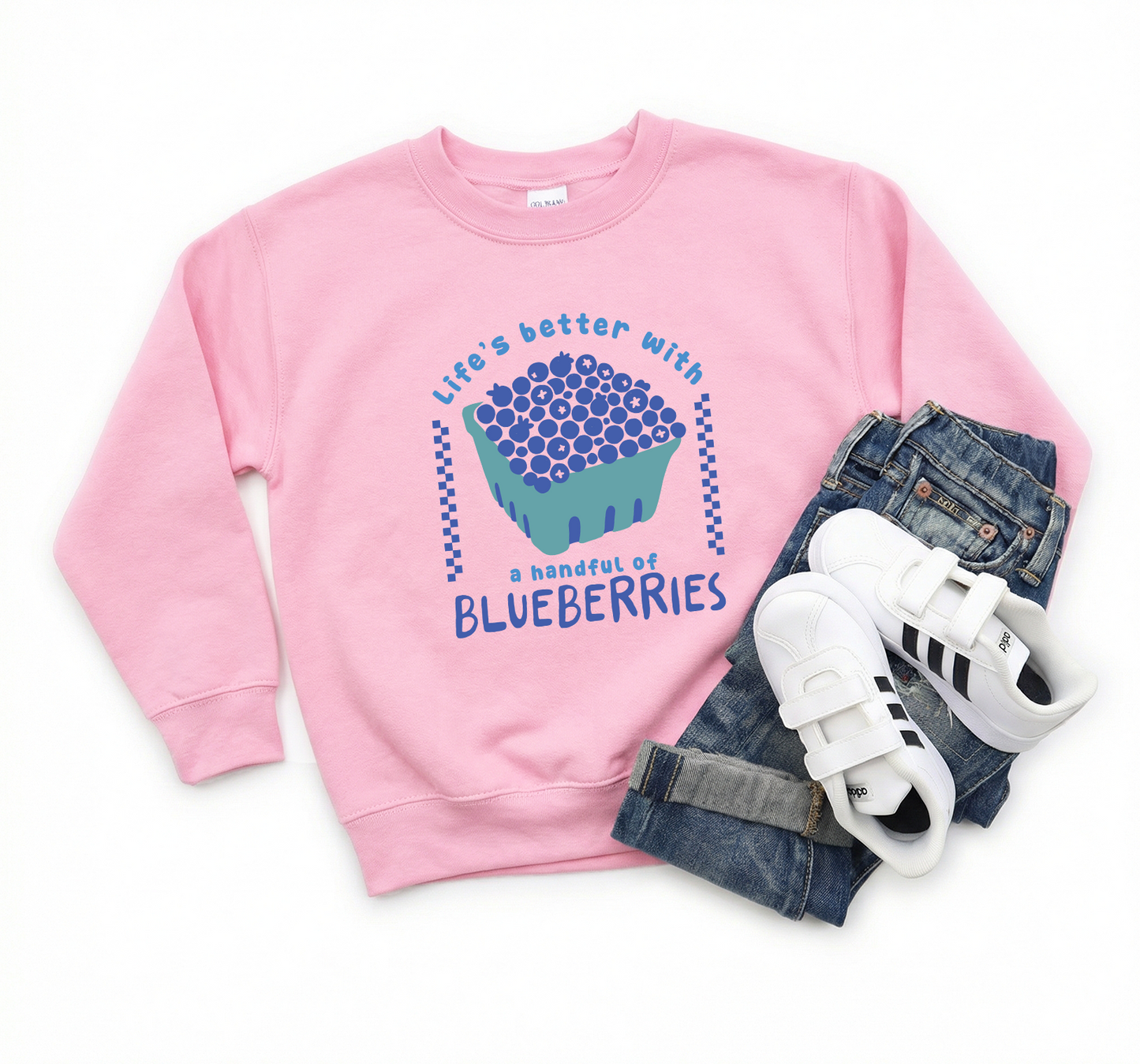 Blueberries Sweatshirt | Minis
